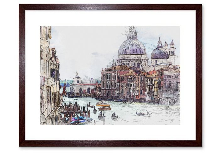 Venice Italy Canal Landmark City Building
